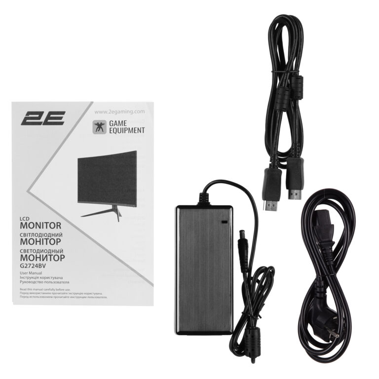 მონიტორი  2E GAMING 27" (G2725BV) HDMI, DP, VA, 2560x1440, 180Hz, 1ms, CURVED, FreeSync