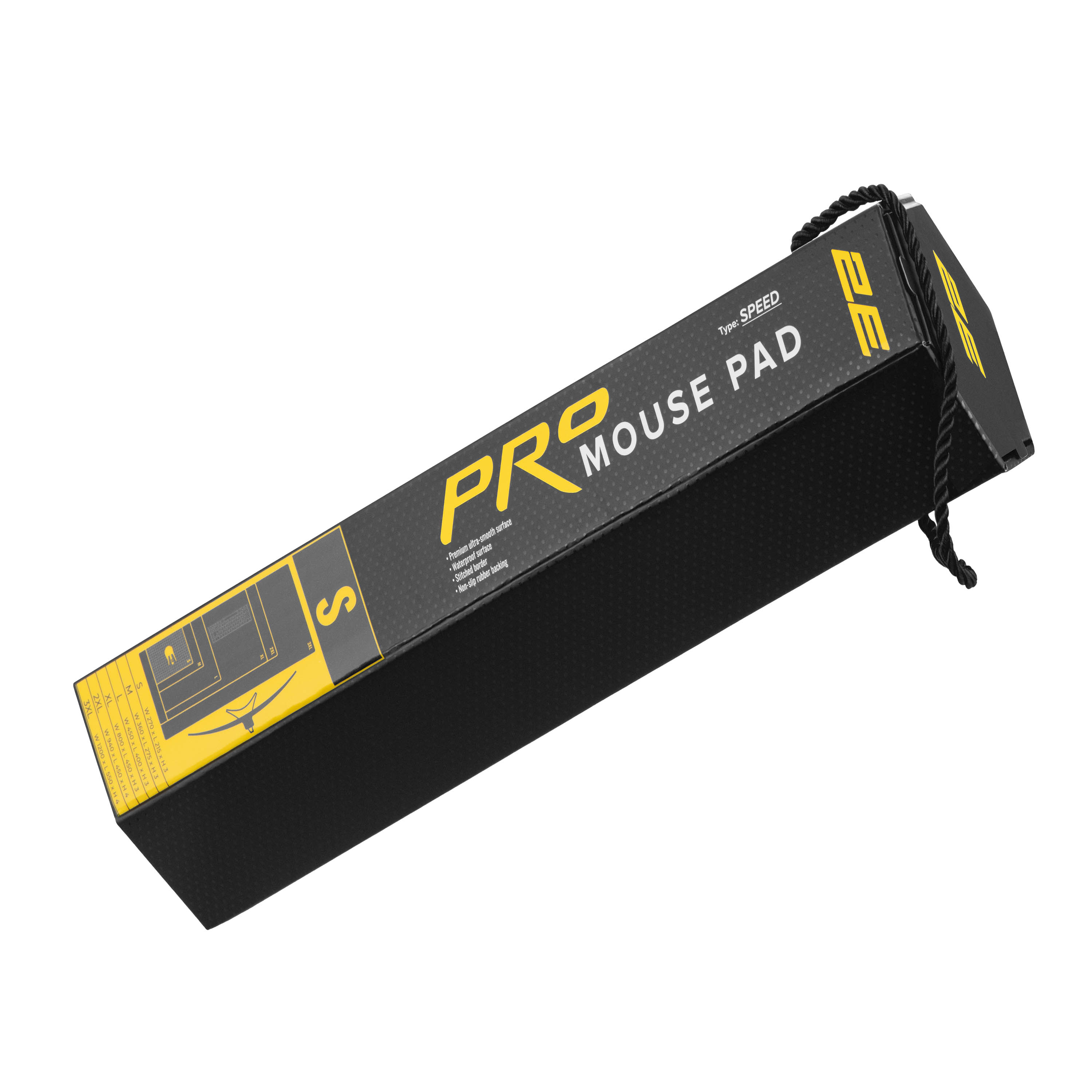 2E GAMING Mouse Pad PRO Speed, S (270x215x3mm), black