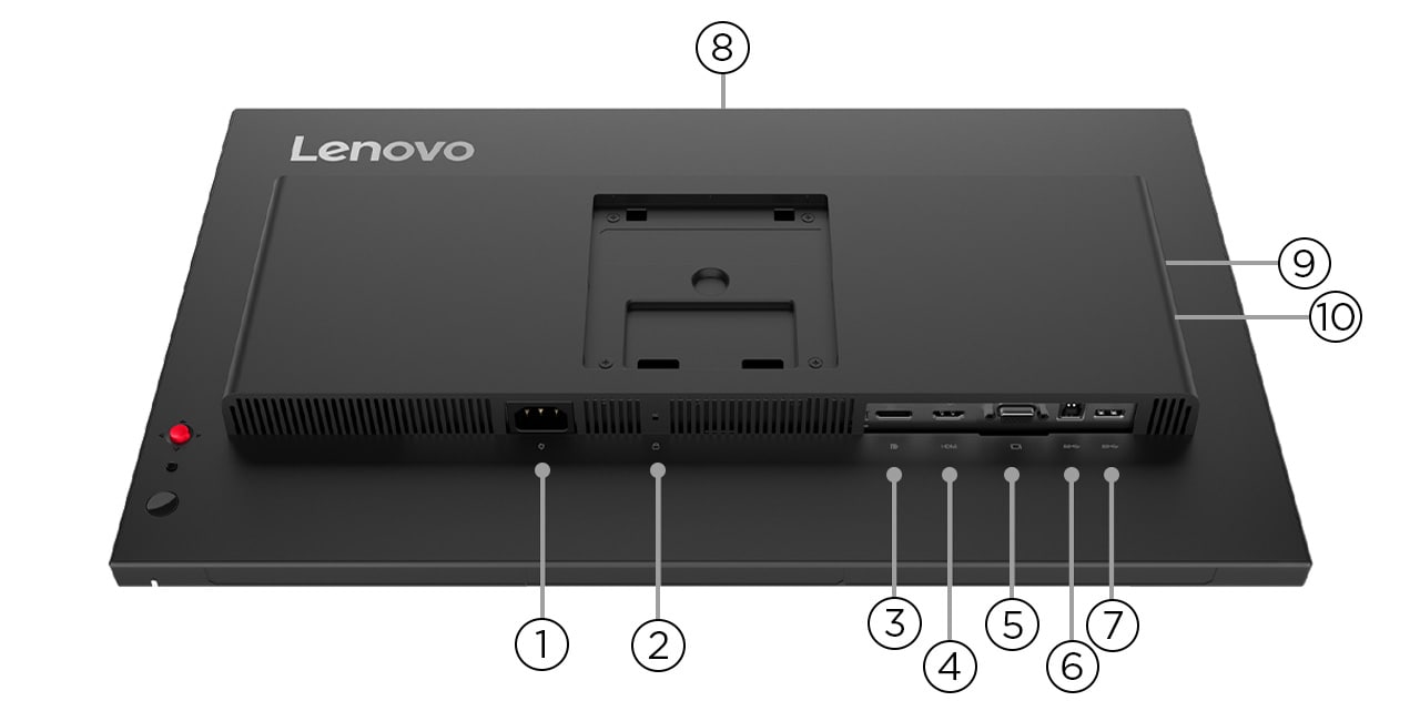 მონიტორი Lenovo ThinkVision T24-40 (Model: 64A4MATXEU) 23.8-inch IPS display 99% sRGB and 99% BT.709, 48-120Hz | TÜV Rheinland® 5-star Eye Comfort