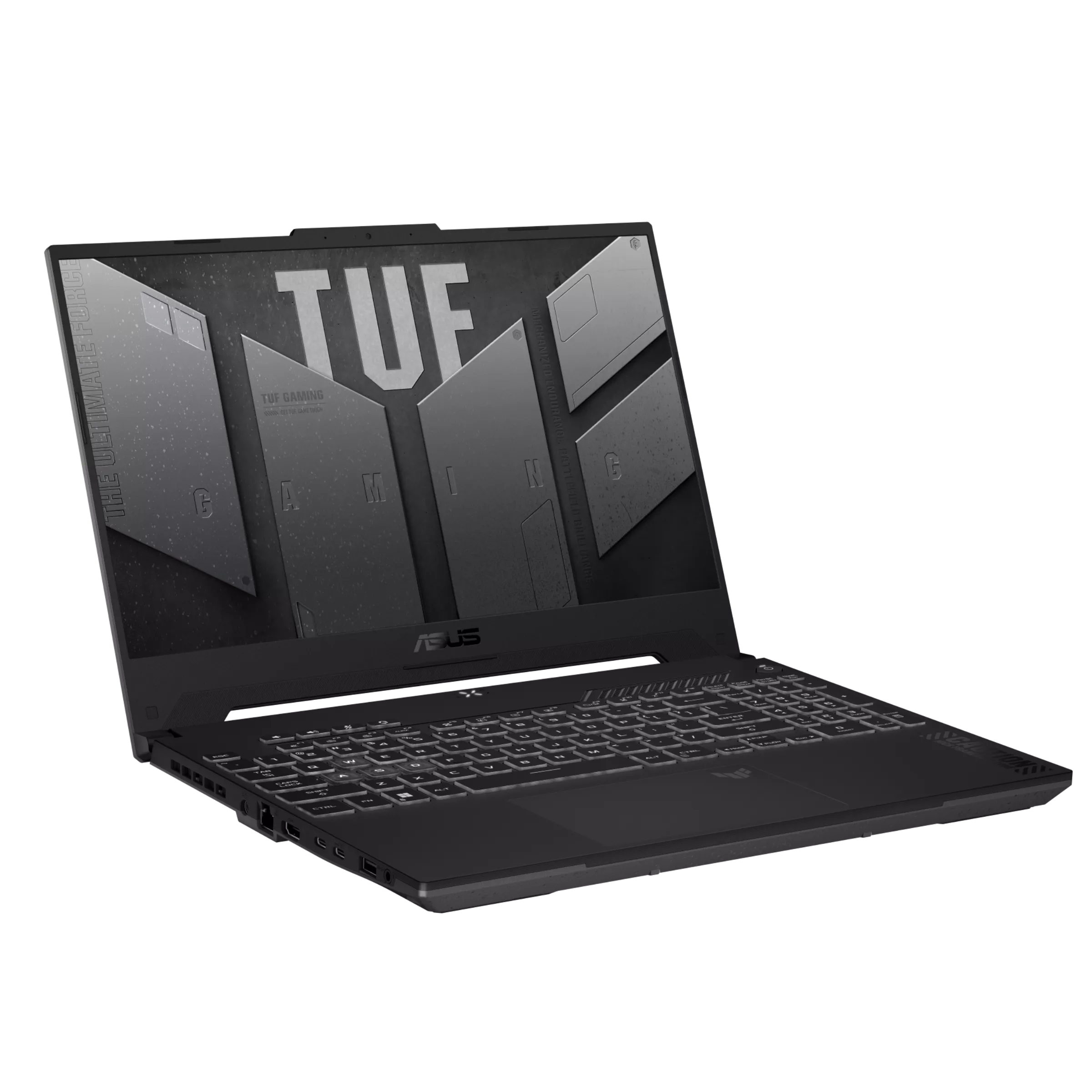 Gaming ნოუთბუქი ASUS TUF Gaming A15 (FA507NUR-LP030) | 15.6-inch, FHD (1920 x 1080) 16:9 144Hz, AMD Ryzen™ 7 7435HS, 16GB DDR5-4800 SO-DIMM , 1TB PCIe® 4.0 NVMe™ M.2 SSD, RTX™ 4050 6GB GDDR6 | RJ45 LAN port, Wi-Fi 6(802.11ax) (Dual band) 2*2 + Bluetooth® 5.3 | 2x USB 3.2 Gen 1 Type-A, 1x USB 3.2 Gen 2 Type-C | Mecha Gray