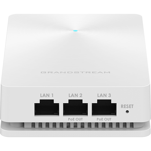 უკაბელო წვდომის წერტილი Grandstream GWN7624 In-Wall Access Point 802.11ac Wave-2 | 2.4GHz Radio: 2412 - 2484 MHz 5GHz Radio: 5180 - 5825 MHz