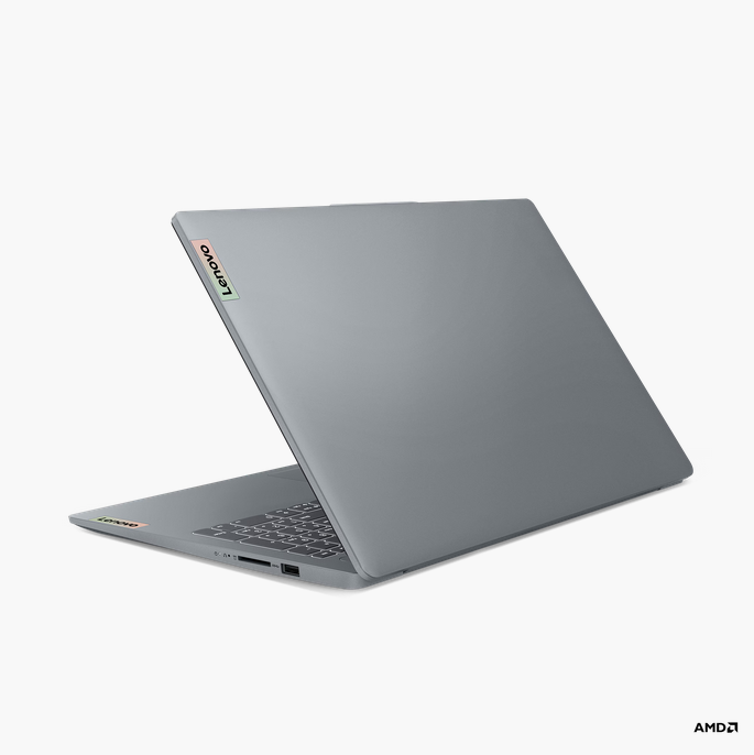 ნოუთბუქი Lenovo IdeaPad Slim 3 15AMN8 (Model: 82XQ008WRK) | 15.6" FHD (1920x1080) IPS 300nits Anti-glare |  AMD Ryzen 3 7320U (4C / 8T, 2.4 / 4.1GHz,  4MB L3) | 8GB Soldered LPDDR5-5500 | 256GB SSD M.2 2242 PCIe 4.0x4 NVMe | Integrated AMD Radeon 610M Graphics | Arctic Grey | 2YrW 