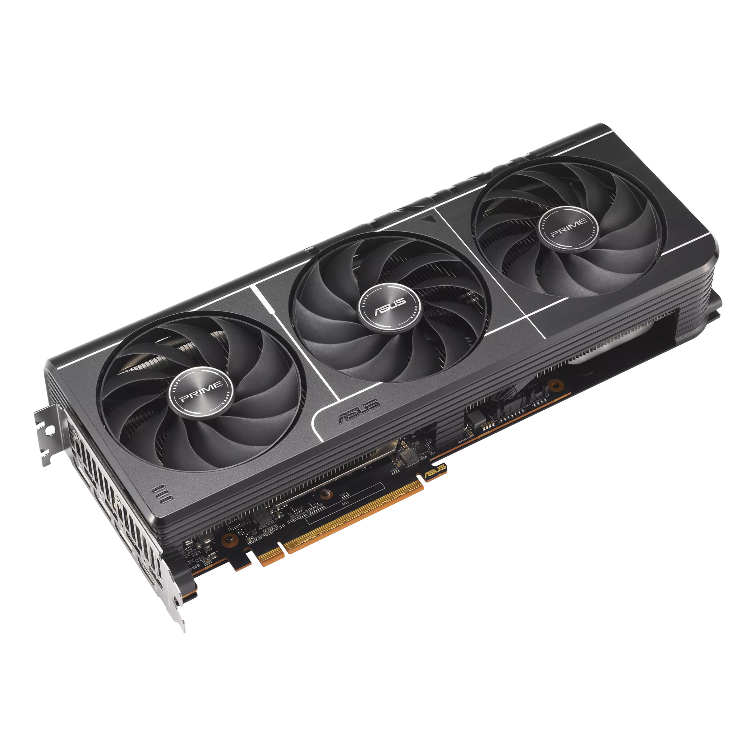 ვიდეო ბარათი ASUS Prime Radeon™ RX 9070 XT 16GB GDDR6 OC Edition (90YV0L71-M0NA00) | up to 3030 MHz (Boost Clock)/up to 2480 MHz (Game Clock) | 1 (Native HDMI 2.1b)  x 3 (Native DisplayPort 2.1a) | 312 x 130 x 50 mm