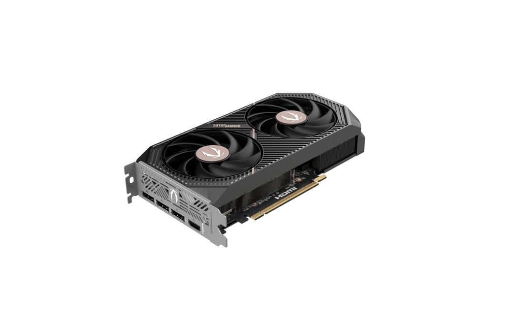 ვიდეო ბარათი ZOTAC GAMING GeForce RTX 5060 Ti 16GB AMP 16GB GDDR7 (ZT-B50620F-10M) | 2632 MHz | 3 x DisplayPort 2.1b 1 x HDMI® | 220.5mm x 120.25mm x 41.6mm
