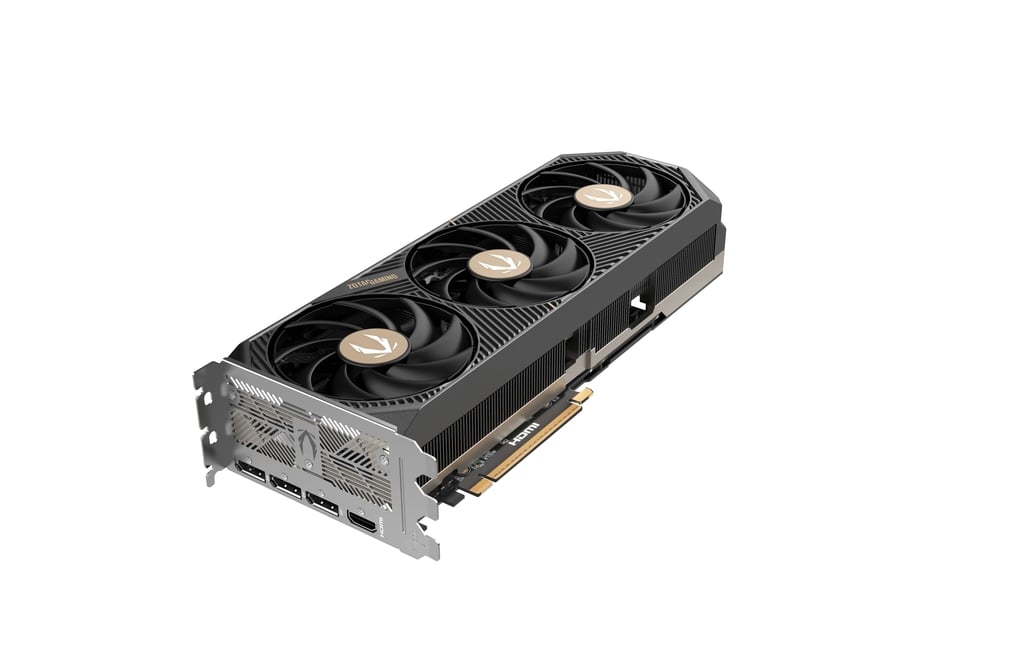 ვიდეო ბარათი ZOTAC GAMING GeForce RTX 5080 SOLID CORE 16GB GDDR7 (ZT-B50800D2-10P) | 2617 MHz | 3 x DisplayPort 2.1b 1 x HDMI® | 303.5mm x 115.8mm x 55.7mm