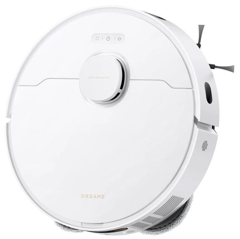 რობოტი მტვერსასრუტი Dreame Robot Vacuum L40 Ultra CE White (RLD52SE) | სველი და მშრალი წმენდა, Vormax სისტემა 13000 Pa შეწოვის სიმძლავრით, 5200 mAh ბატარეა, 300 მლ მტვრის კონტეინერის ტევადობა, DuoScrub იატაკის საწმენდი სისტემა, TriCut ჯაგრისი, RoboSwing ტექნოლოგია ძნელად მისადგომი ადგილების გასაწმენდად, ხალიჩის წმენდის სტრატეგიის ინდივიდუალური რეგულირება, ტილოს აწევის სიმაღლე 10.5 მმ, ინტელექტუალური Pathfinder ტექნოლოგია, დაბრკოლებების თავიდან აცილების სისტემა.