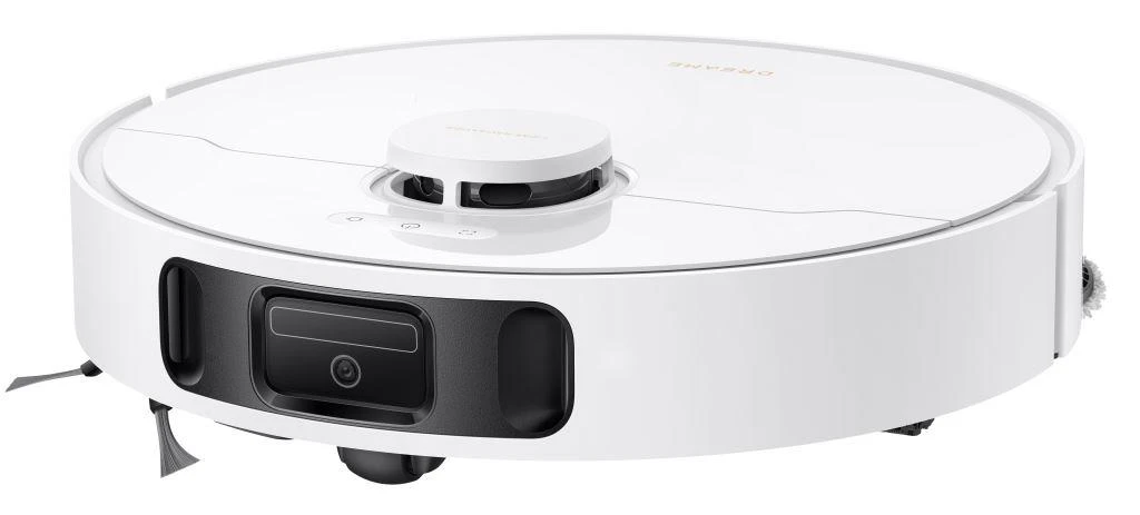 რობოტი მტვერსასრუტი Dreame Robot Vacuum L40 Ultra CE White (RLD52SE) | სველი და მშრალი წმენდა, Vormax სისტემა 13000 Pa შეწოვის სიმძლავრით, 5200 mAh ბატარეა, 300 მლ მტვრის კონტეინერის ტევადობა, DuoScrub იატაკის საწმენდი სისტემა, TriCut ჯაგრისი, RoboSwing ტექნოლოგია ძნელად მისადგომი ადგილების გასაწმენდად, ხალიჩის წმენდის სტრატეგიის ინდივიდუალური რეგულირება, ტილოს აწევის სიმაღლე 10.5 მმ, ინტელექტუალური Pathfinder ტექნოლოგია, დაბრკოლებების თავიდან აცილების სისტემა.