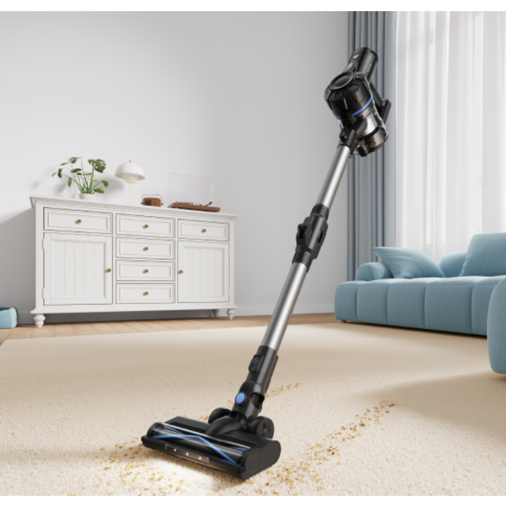 მტვერსასრუტი Dreame Mova Trouver Cordless Vacuum Cleaner J10 (VJ10A) | ნომინალური სიმძლავრე: 150W. შეწოვის სიმძლავრე: 8kPa, 43AW. გაწმენდის დრო: 35 წთ. აკუმულატორის ტევადობა: 4x2200mAh. მტვრის შემგროვებლის ტევადობა: 0.5 ლ. დასაკეცი მილი. LED უნივერსალური ჯაგრისი. 