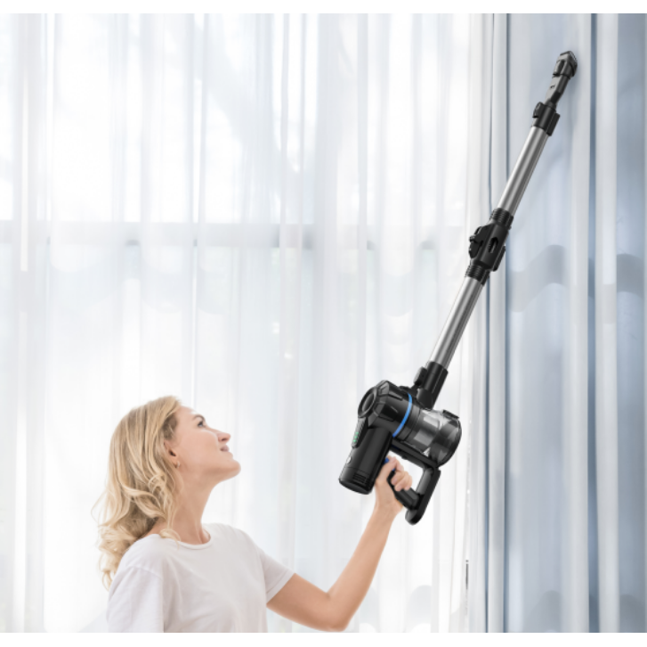 მტვერსასრუტი Dreame Mova Trouver Cordless Vacuum Cleaner J10 (VJ10A) | ნომინალური სიმძლავრე: 150W. შეწოვის სიმძლავრე: 8kPa, 43AW. გაწმენდის დრო: 35 წთ. აკუმულატორის ტევადობა: 4x2200mAh. მტვრის შემგროვებლის ტევადობა: 0.5 ლ. დასაკეცი მილი. LED უნივერსალური ჯაგრისი. 