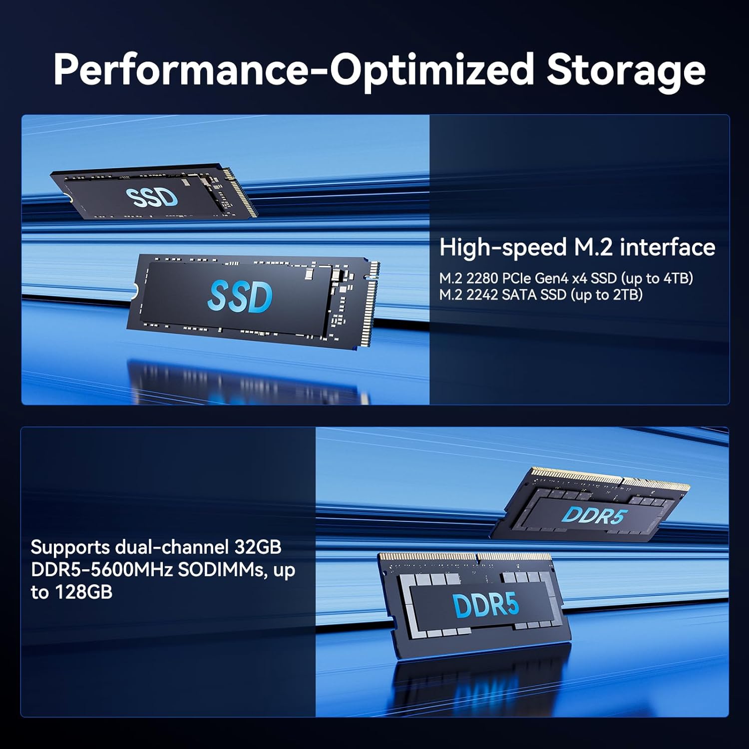 მინი კომპიუტერი GEEKOM GT1 Mega AI Mini PC Ultra 1st Gen Intel® Core™ U9 (32G RAM+ 2TB SSD/ WIN11 Pro and Key Pre-Installed) (GMGT1MEGA-U9185H-322-EU)