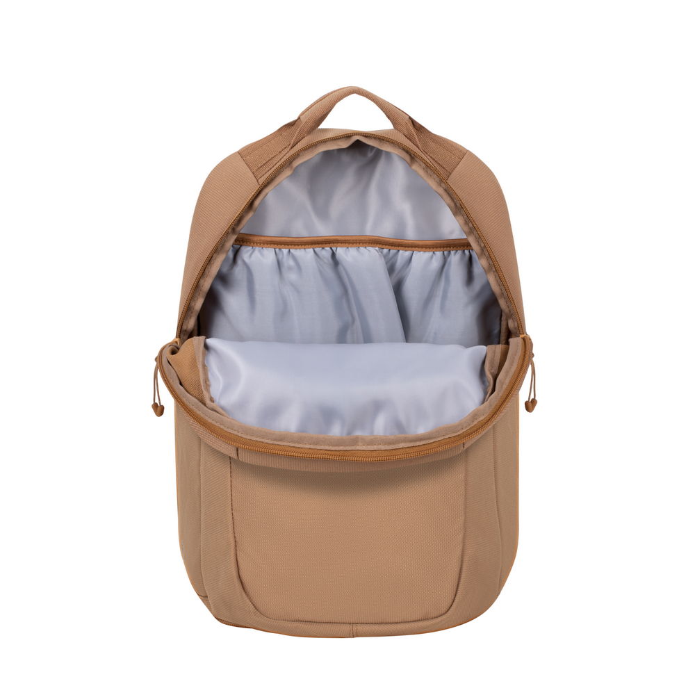 ნოუთბუქის ჩანთა ზურგჩანთა რუგზაკი RIVACASE 5432 beige Urban backpack 14” 16L/12 (4260709010366)