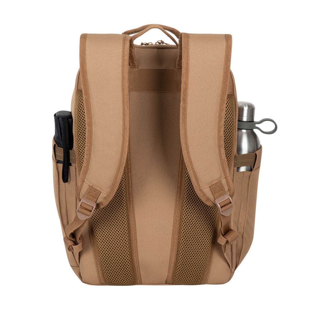 ნოუთბუქის ჩანთა ზურგჩანთა რუგზაკი RIVACASE 5432 beige Urban backpack 14” 16L/12 (4260709010366)