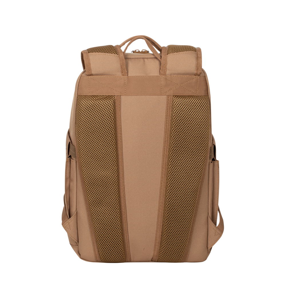 ნოუთბუქის ჩანთა ზურგჩანთა რუგზაკი RIVACASE 5432 beige Urban backpack 14” 16L/12 (4260709010366)