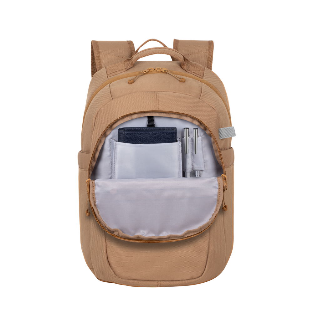 ნოუთბუქის ჩანთა ზურგჩანთა რუგზაკი RIVACASE 5432 beige Urban backpack 14” 16L/12 (4260709010366)