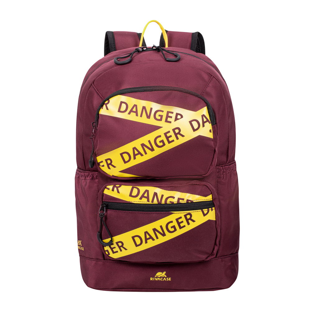 ნოუთბუქის ჩანთა ზურგჩანთა რუგზაკი RIVACASE 5421 burgundy red Urban backpack 14L (4260709010434) | 13.3”