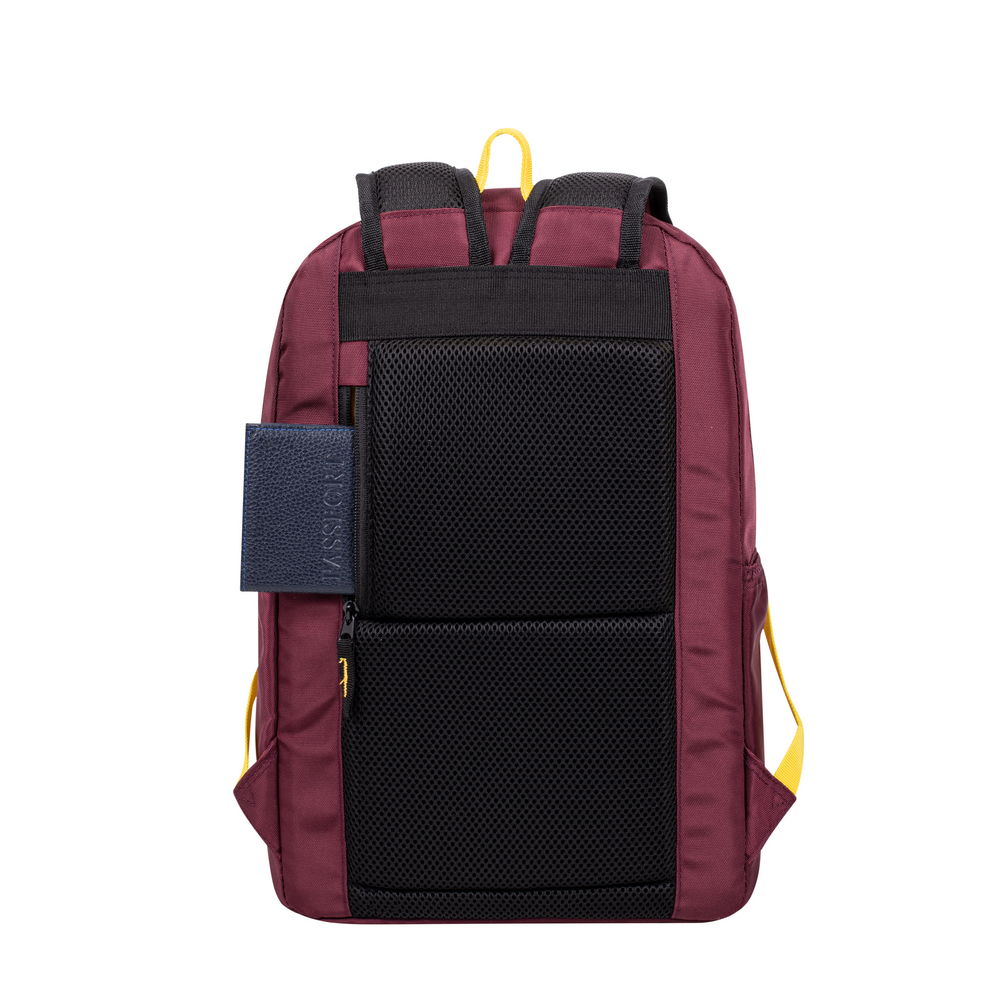 ნოუთბუქის ჩანთა ზურგჩანთა რუგზაკი RIVACASE 5421 burgundy red Urban backpack 14L (4260709010434) | 13.3”