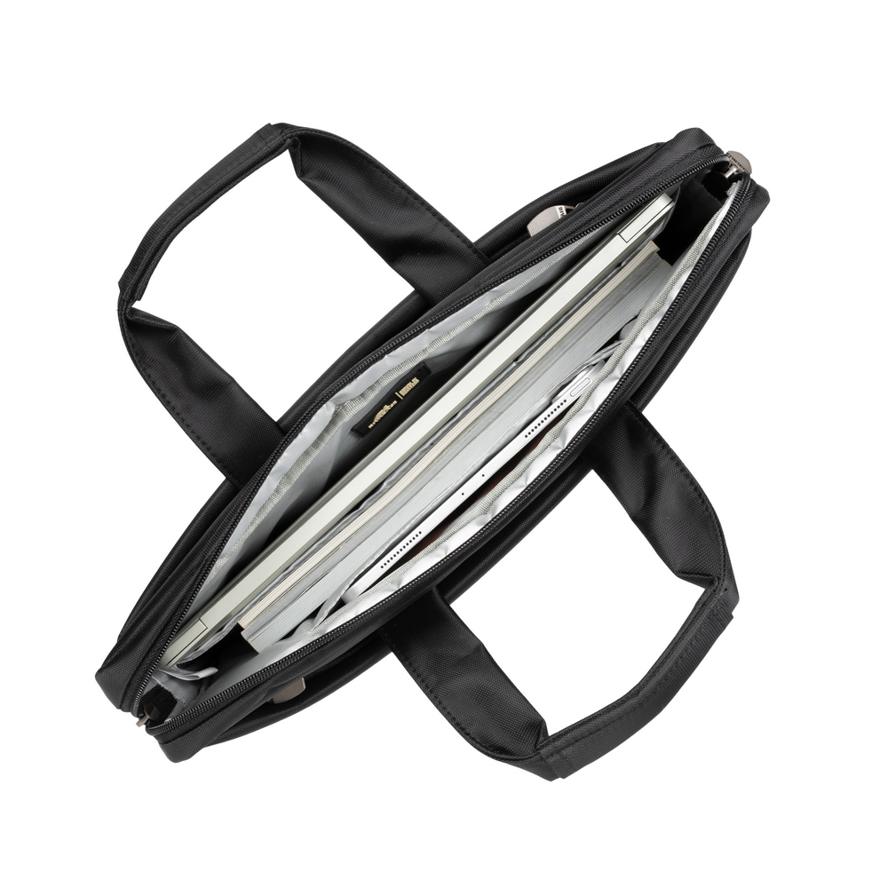 ნოუთბუქის ჩანთა RIVACASE 8630 black Laptop bag 15,6" / 6 (6907801086308) | Water-resistant polyester | 