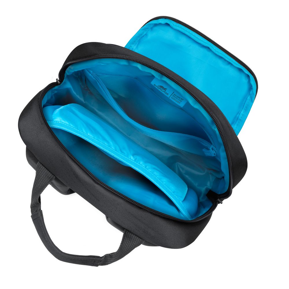 ნოუთბუქის ჩანთა ზურგჩანთა რუგზაკი RIVACASE 7523 black ECO Laptop backpack 13.3-14" (4260709011790)