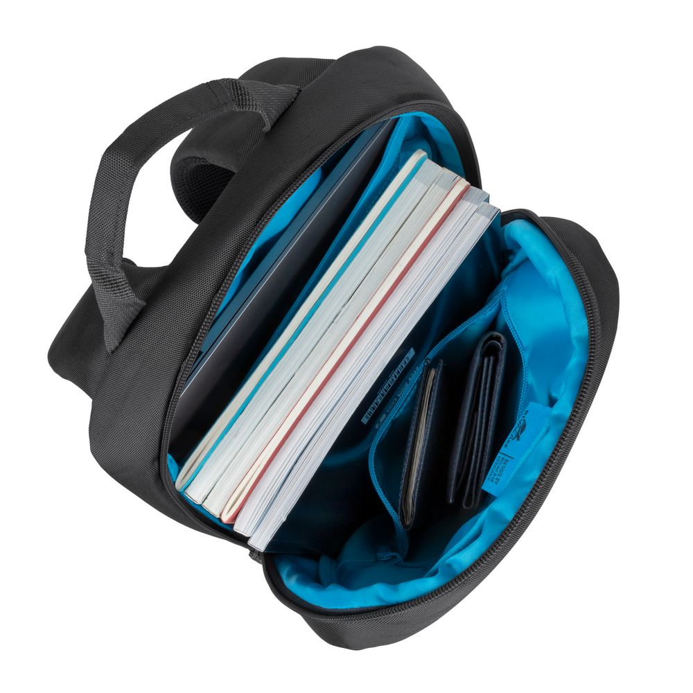 ნოუთბუქის ჩანთა ზურგჩანთა რუგზაკი RIVACASE 7523 black ECO Laptop backpack 13.3-14" (4260709011790)