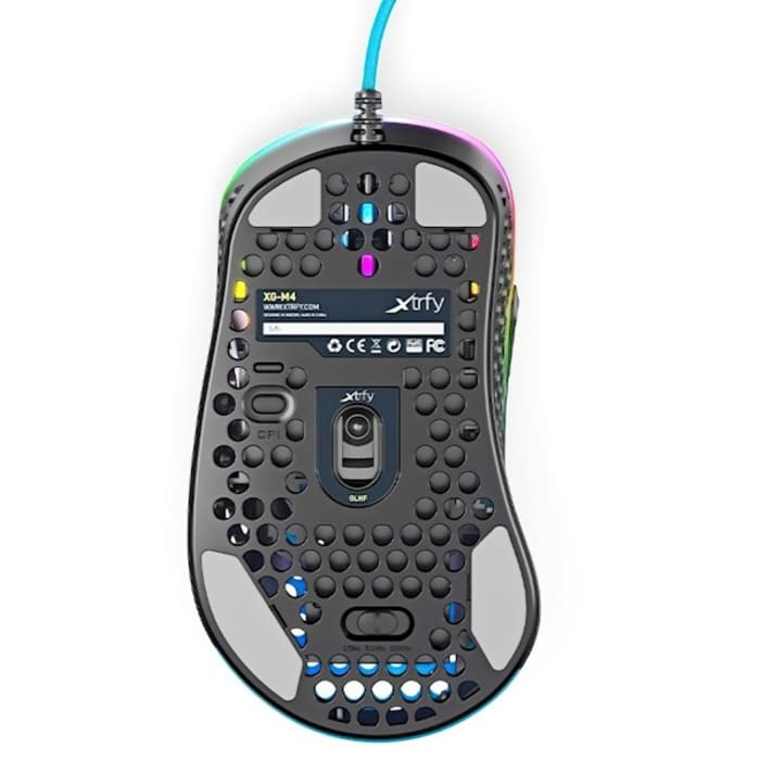 Xtrfy Gaming mouse M4 RGB USB Miami Blue