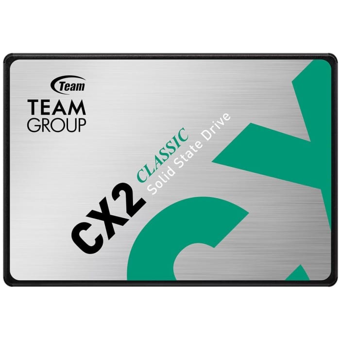 SSD დისკი TEAM 2.5 SATA3 CX2 256GB, T253X6256G0C101, R/W: up to 520/430 MB/s