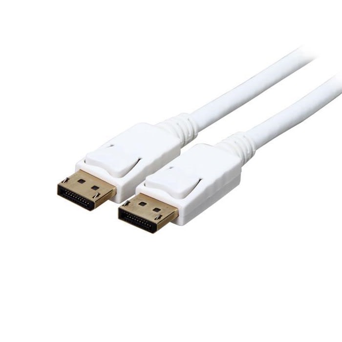 კაბელი Mini DisplayPort Male to Mini DisplayPort Male 1,8m, white