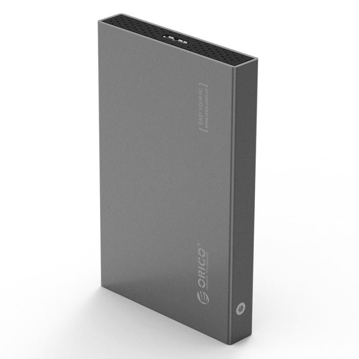 მყარი დისკი ჩასადები ORICO-2518S3-GY-BP 2.5 inch Aluminum Alloy USB3.0 Hard Drive Enclosure