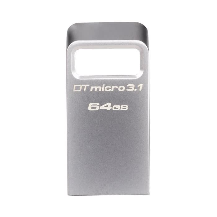 USB ფლეშ მეხსიერება Kingston, 64GB, Type-A, DTMicro USB 3.1/3.0 (DTMC3/64GB)