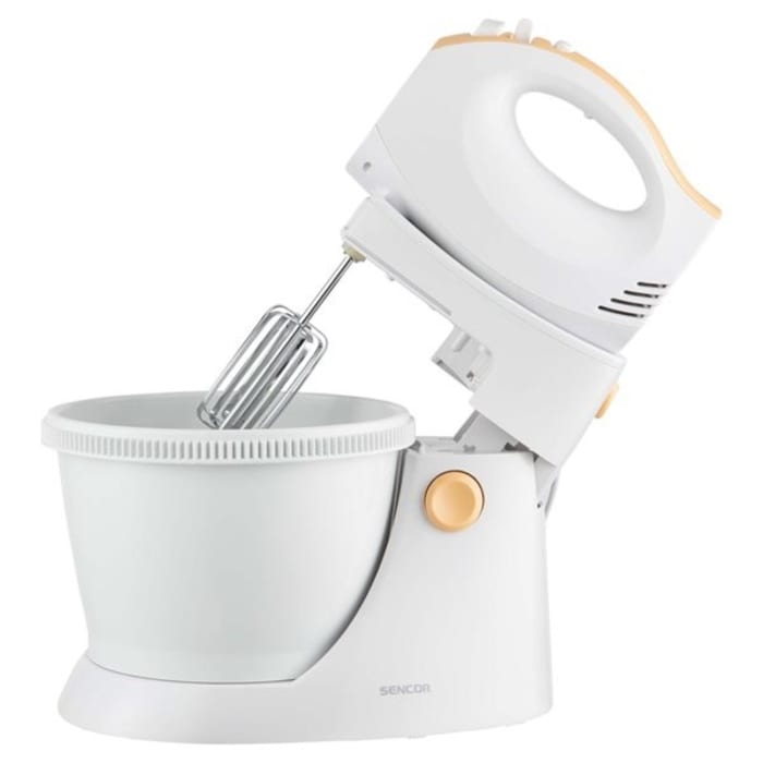 მიქსერი SENCOR SHM 5330 Hand Mixer with a Rotating Bowl, Power input 300 W, Tilt-out arm, Rotating bowl, Turbo pulse level