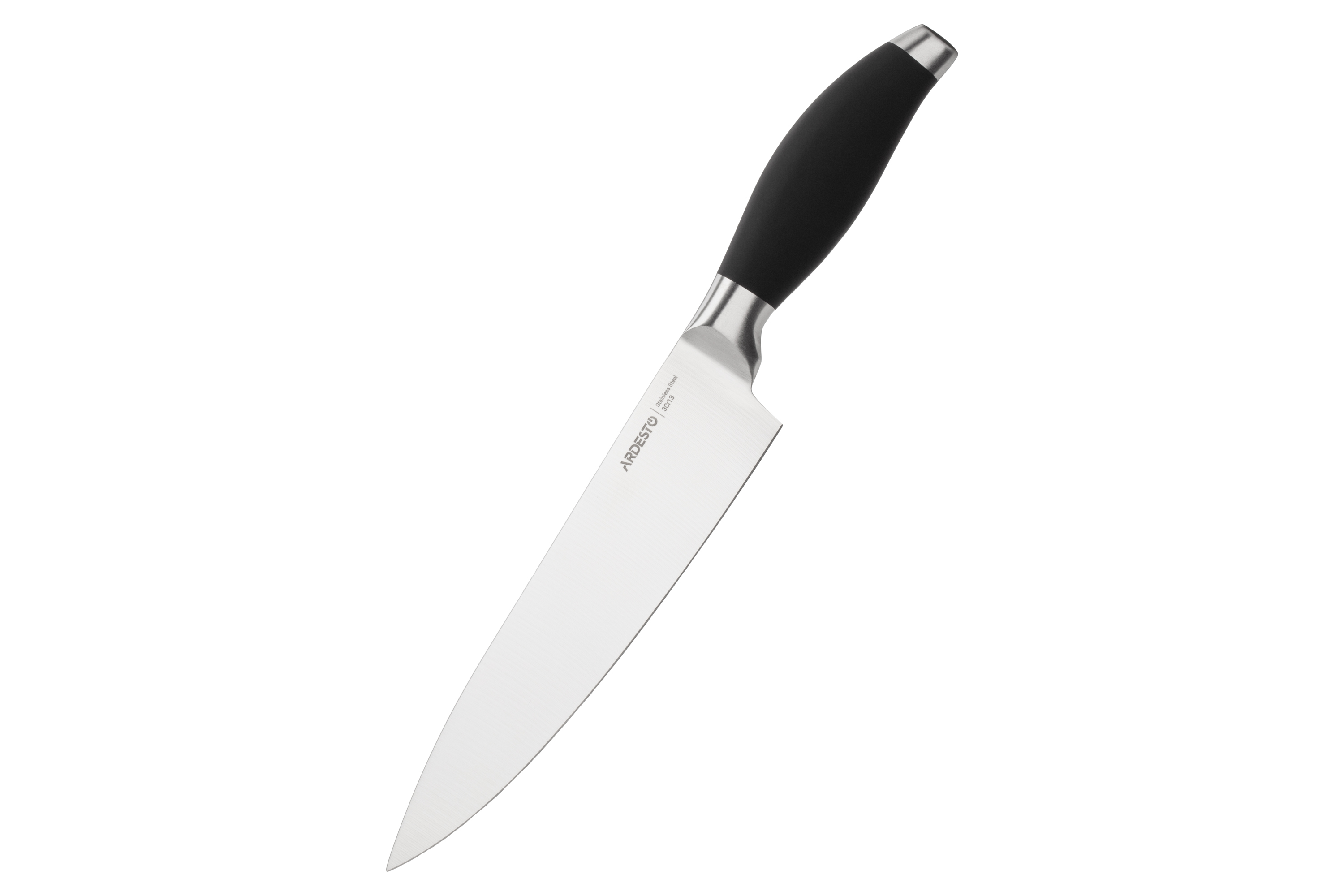 სამზარეულოს დანა Ardesto Chef knife Gemini, 32,5 cm, blade length 20,3 сm, black, s/s, plastic