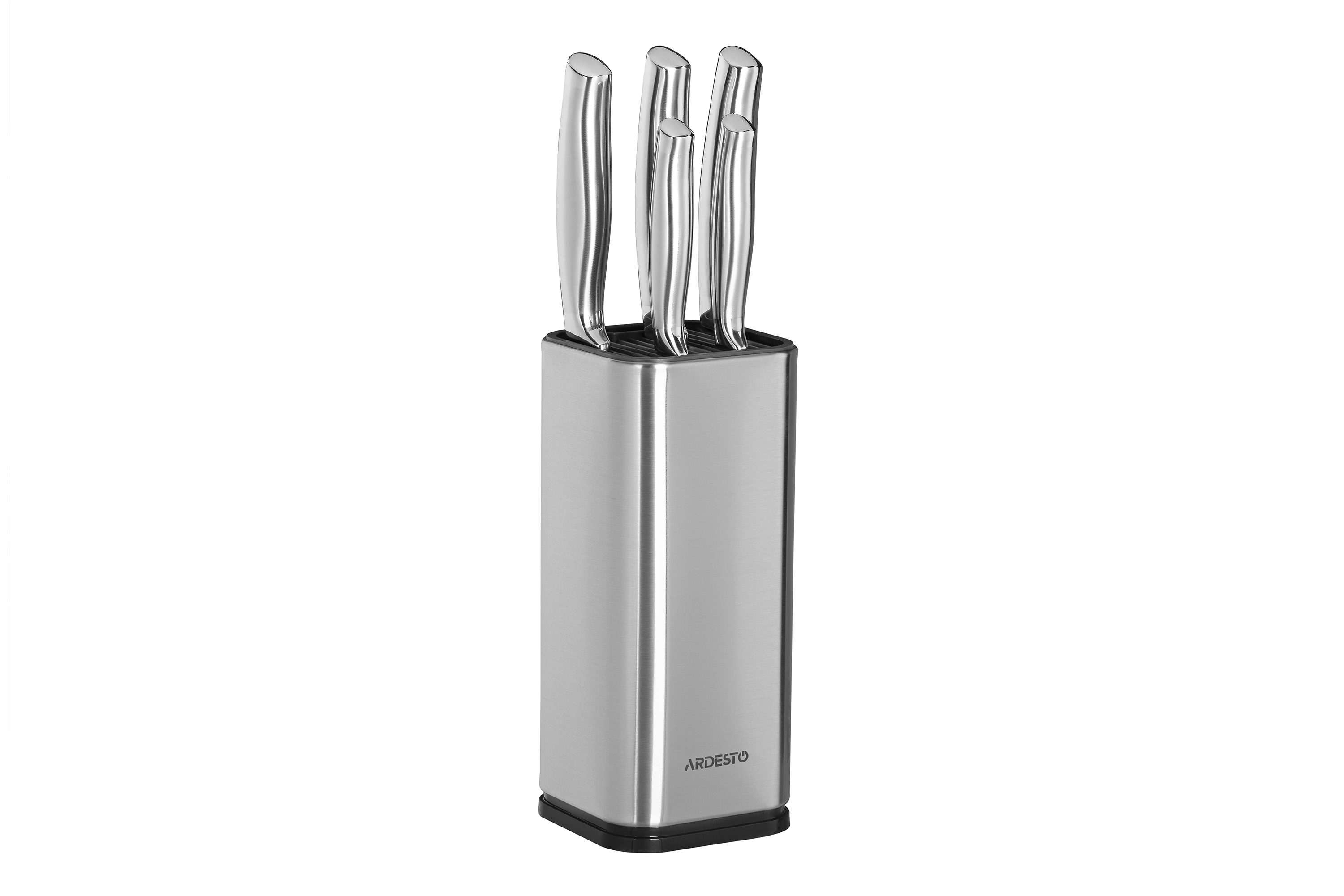 დანების კომპლექტი Ardesto Knife set Gemini 6 pcs, s/s, block: s/s, plastic