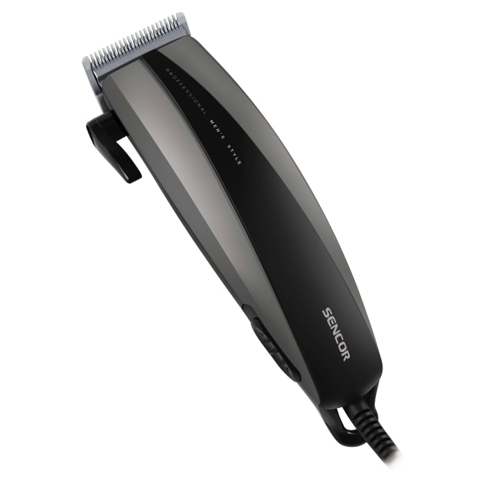 თმის საკრეჭი Sencor SHP 211SL Hair Clipper, 3, 6, 9 and 12 mm, cutting unit cover, comb, scissors, cleaning brush, oil for the cutting unit, Power input 7 W, 59 x