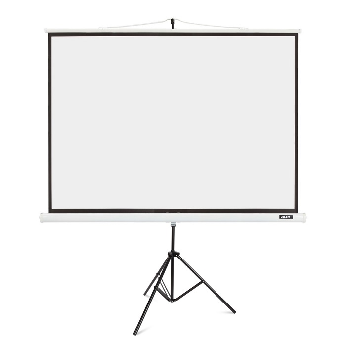 პროექტორის ეკრანი Acer T87-S01M Projection Screen+Tripod External dimensions (W x H): 180 x 146 cm