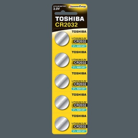 ელემენტების 1-ცალი CR2032 CP-5C TOSHIBA 4904530108143