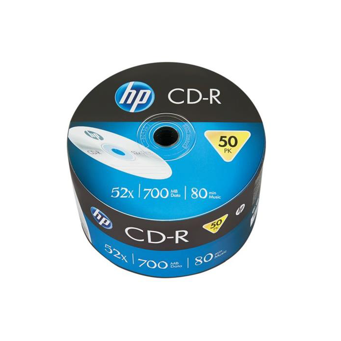 დისკი კლასტმასის ყუთით CD-R HP 4710212142189