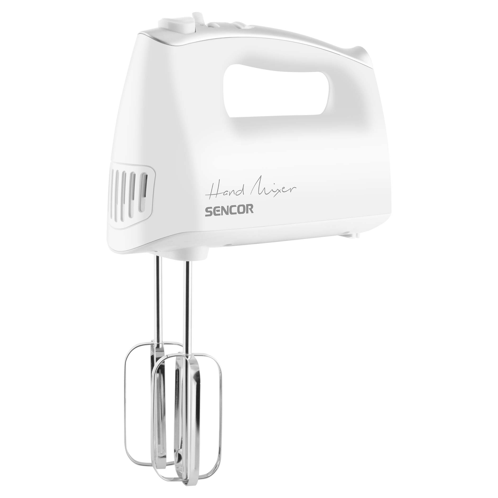 მიქსერი SENCOR SHM 5206WH Hand Mixer, Power Input: 400W, 5 Speed Levels, Turbo Button for Maximum Speed, 3 Types