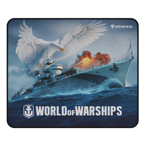 მაუს პედი Genesis Gaming Mouse PAD Carbon 500M 300x250m Wows Blyskawica