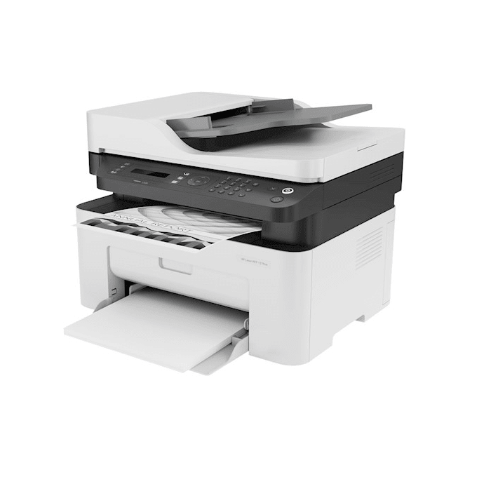 მრავალფუნქციური შავთეთრი ლაზერული პრინტერი HP Laser MFP 137fnw MFP 4ZB84A A4, 20 ppm, 128Mb, LCD, Fax, LAN, USB, WiFi, ADF | W1106A HP 106A Black