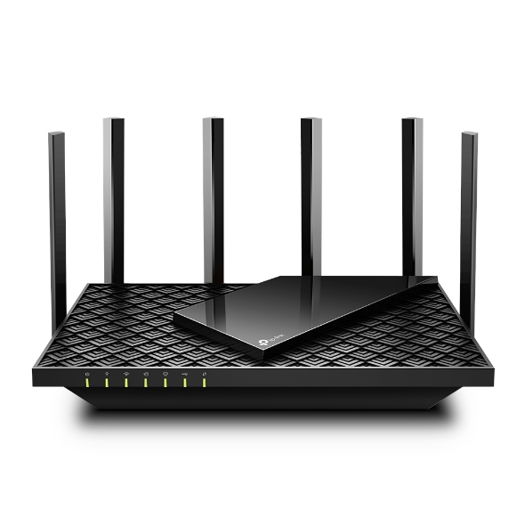 wifi როუტერი TP-Link Archer AX73 Wi-Fi router, 2.4/5 GHz, Wi-Fi standard: 802.11ax, maximum speed: 5400 Mbps, 4xLAN 1000 Mbps