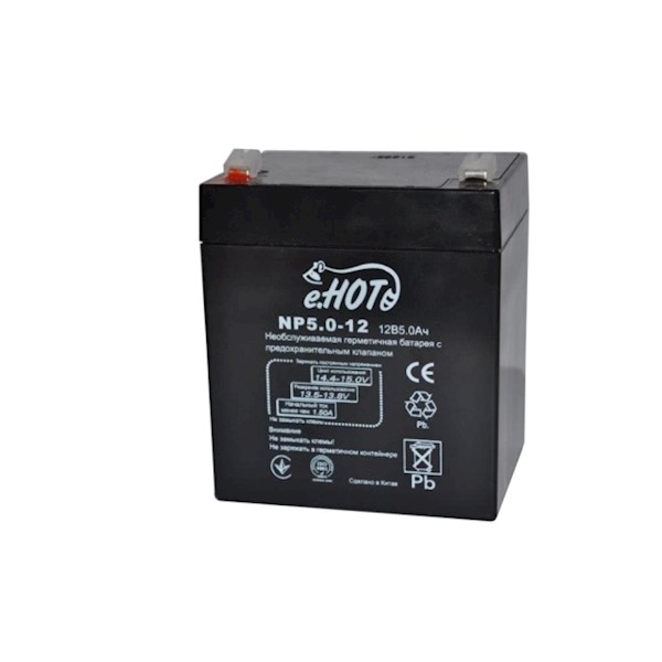 ელემენტი UPS-ის აკუმულატორი NP5.0-12 ENOT NP5.0-12 battery 12V 5Ah