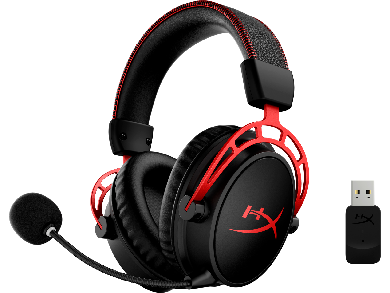 ყურსასმენი HP/ HyperX Cloud Alpha HX-CLA-WL-RED-GAM-HS Wireless Gaming Headset (Black-Red) (4P5D4AA)