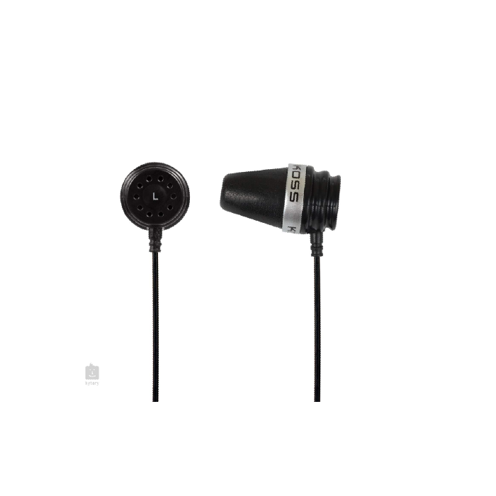 ყურსასმენი Koss Headphones Spark Plug VCk Noise Isolating Black