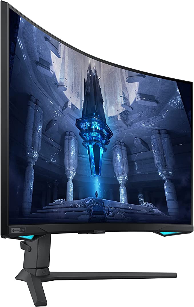 მონიტორი Samsung 32 Odyssey Neo G7 LS32BG752NIXCI Gaming Monitor UHD 3840x2160, Curved 1000R, VA, 165Hz, 16:9, 300 cd/m2, 100:1, 1 ms, DP, 2xHDMI 2.2v, 100x100, 2YrW