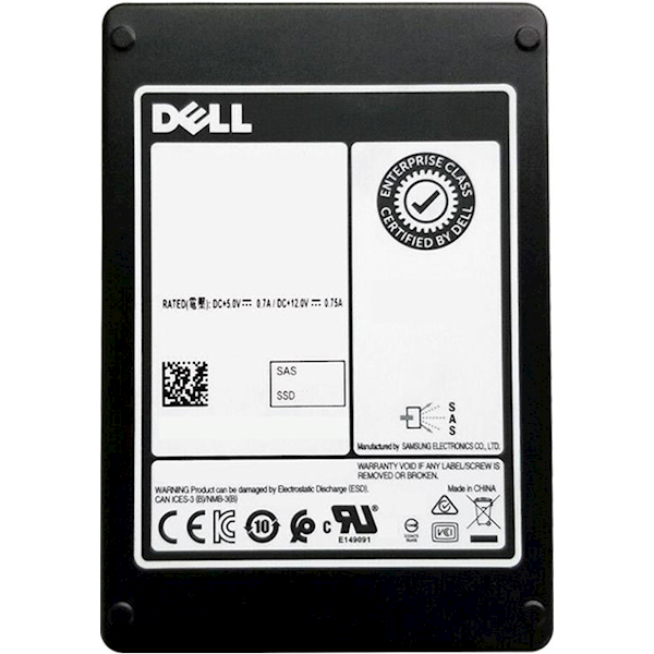 მყარი დისკი 3.84TB SSD SATA Read Intensive 6Gbps 512 2.5in Hot-plug AG Drive, 1 DWPD 14G,15G