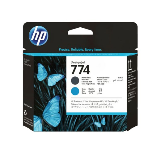 კარტრიჯი HP 774 Matte Black Cyan Printhead (P2W01A)