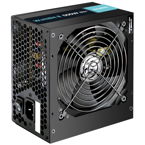კვების ბლოკი Zalman Power supply Wattbit II 500-XEII (500W),220-230 VAC,83%,120mm,MB24,CPU(4+4),4xSATA,2xPCIe,3xMOLEX,OVP,UVP,SCP,OPP