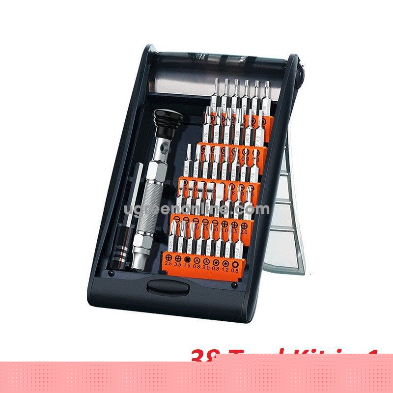 ხელსაწყოების ნაკრები UGREEN CM372 (80459) 38-in-1 Aluminum Alloy Screwdriver Set Black