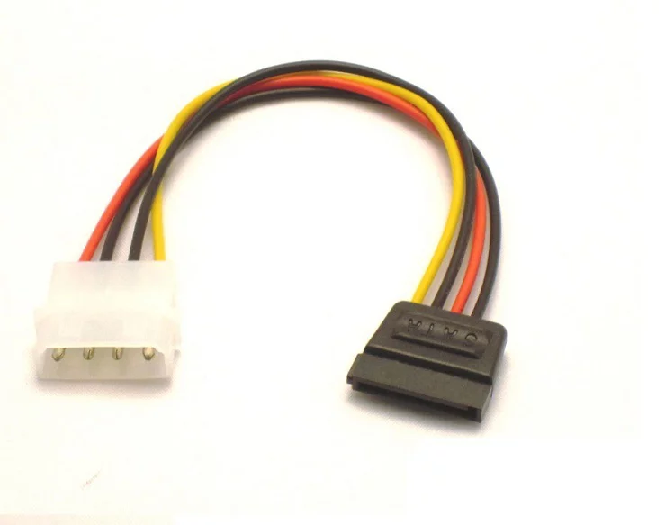ადაპტერი Molex 4 Pin Power to 15 pin SATA Female