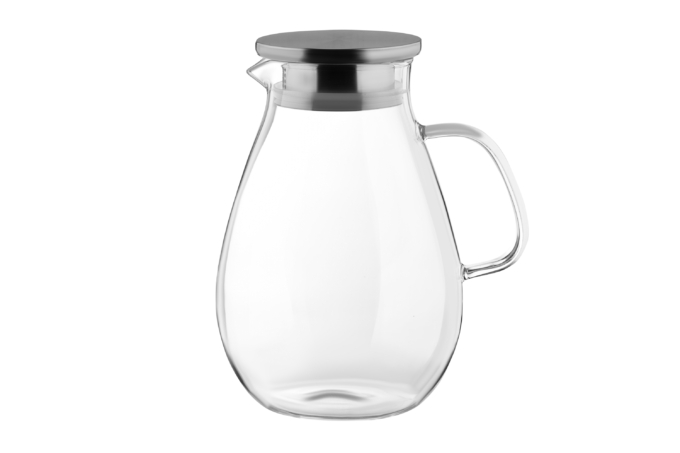 დოქი ARDESTO Pitcher with lid, 1800 ml, borosilicate glass, s/s