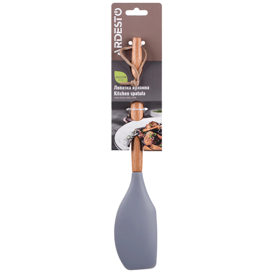 სილიკონის ასაღები Ardesto Kitchen spatula Midori, silicone, wood